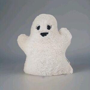 Novogratz Halloween Ghost Sherpa Pillow White Plush Shaped Viral 17" Seasonal
